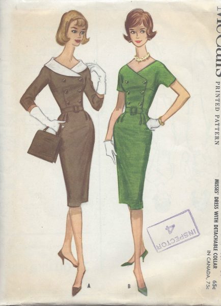 1960 Vintage Sewing Pattern B34 DRESS R784 251188824912 434x600 1